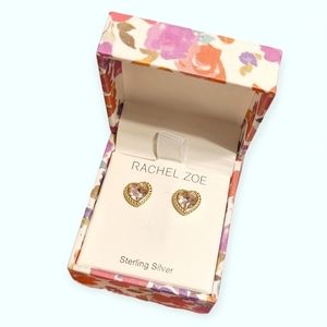 ❣️ Rachel Zoe | Sterling Silver Heart Earrings